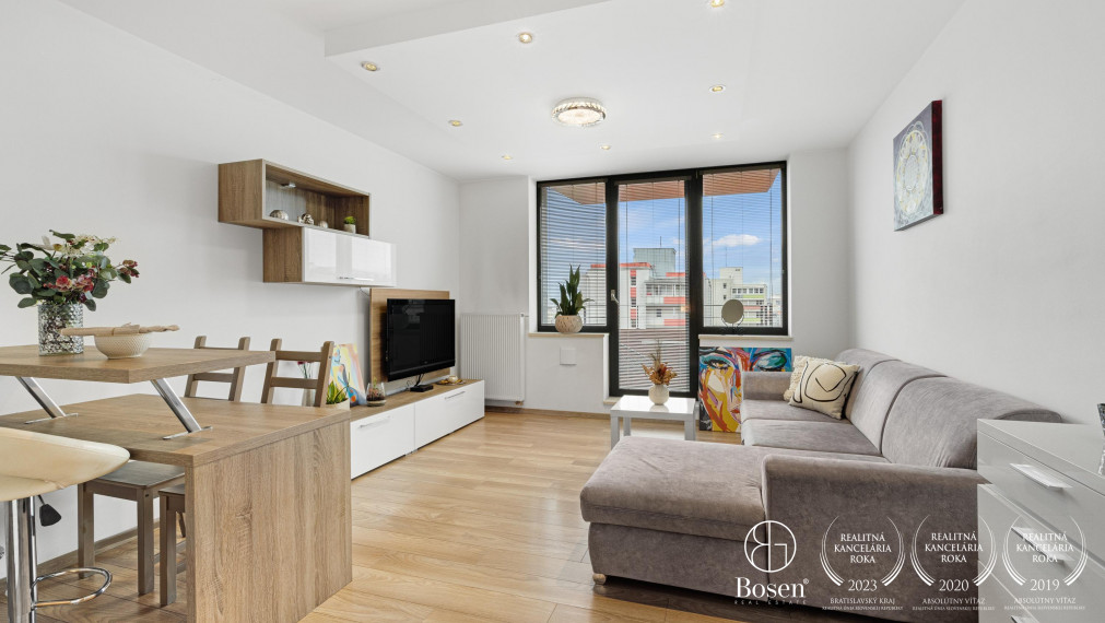 BOSEN |  1,5 izbový byt s balkónom v projekte Manhattan, Bratislava - Nové Mesto, Račianská ul.