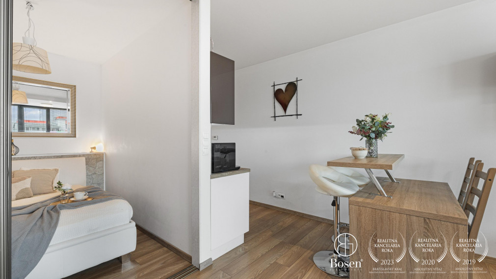 BOSEN |  1,5 izbový byt s balkónom v projekte Manhattan, Bratislava - Nové Mesto, Račianská ul.