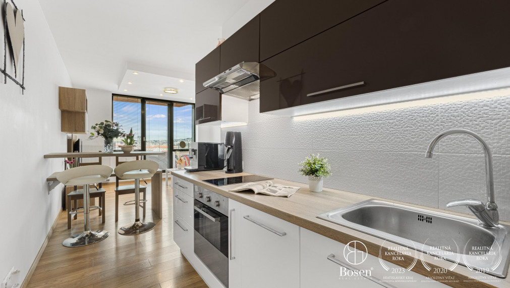 BOSEN |  1,5 izbový byt s balkónom v projekte Manhattan, Bratislava - Nové Mesto, Račianská ul.