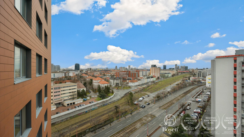 BOSEN |  1,5 izbový byt s balkónom v projekte Manhattan, Bratislava - Nové Mesto, Račianská ul.