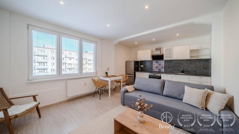 BOSEN I Prenájom 2 izbového bytu v Ružinove, Haburská