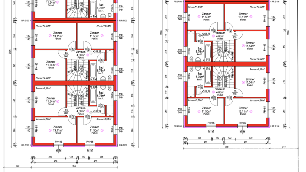 BOSEN | 5 izb. rodinné domy v pokojnej časti Hainburgu