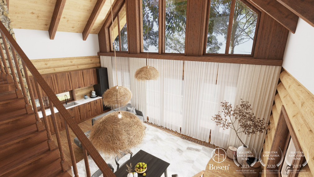 BOSEN | 4-izb zrub 115 m2 s terasou Liptovské Kľačany