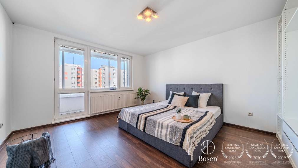 REZERVOVANÉ - BOSEN | 3 izbový byt s dvoma loggiami na predaj, Petržalka