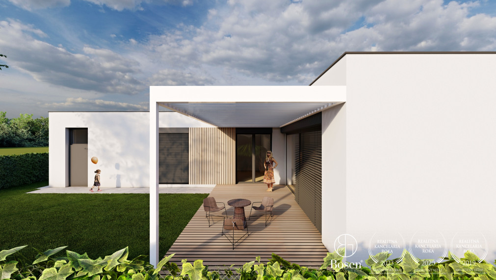 REZERVOVANÝ BOSEN | Ponúkame 4 izbový rodinný dom s garážou G1 -Trenčín