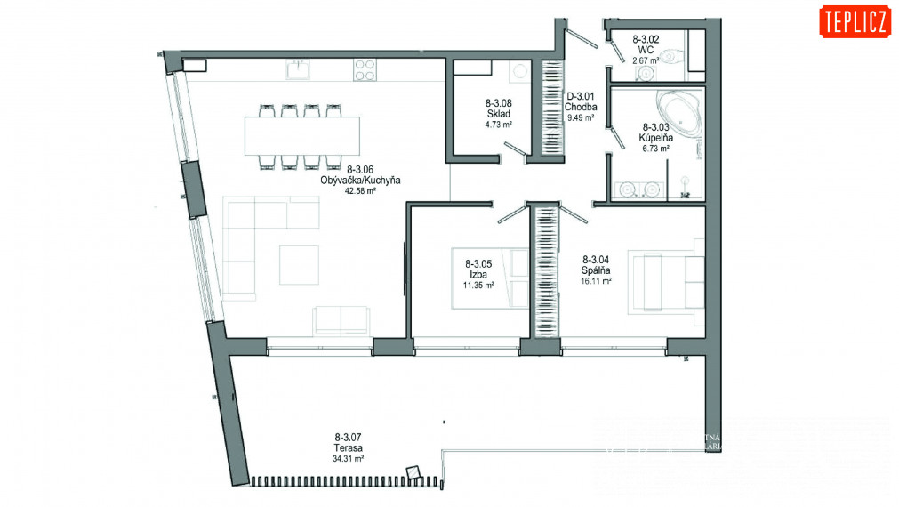 TEPLICZ_08-03_3 izbový byt
