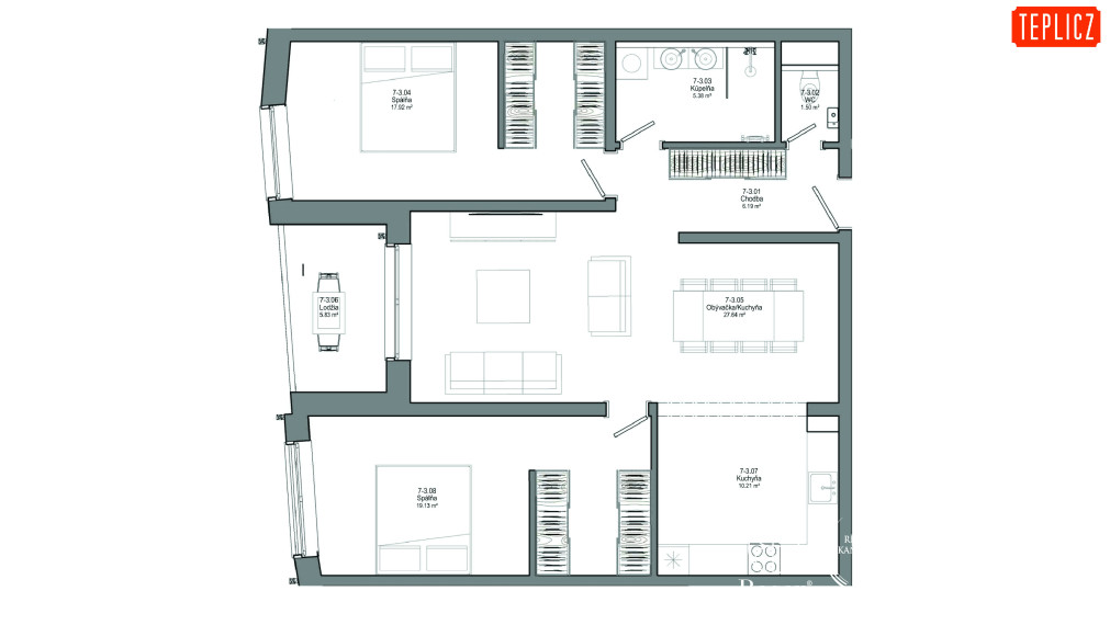 TEPLICZ_07-03_3 izbový byt