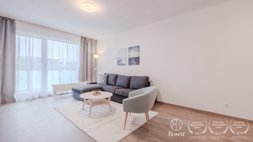 BOSEN | Rezervované - Prenájom zariadený 2i byt s balkónom a garážovým státím, 54 m2, Rezidencia Tabáň, Nitra