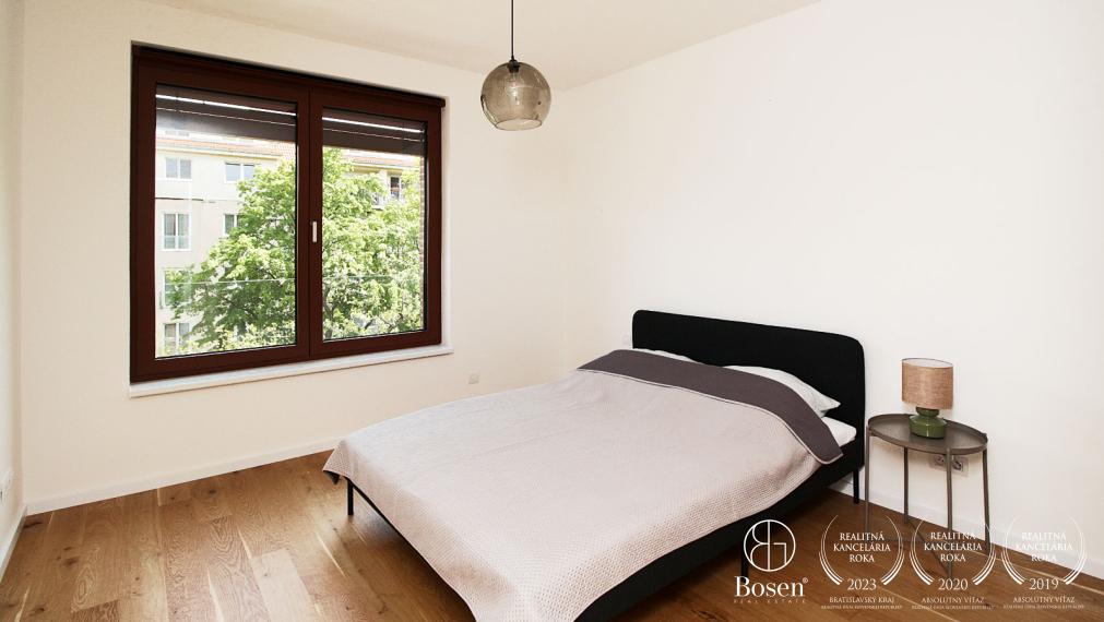 BOSEN | Prenajaté novostavba ZWIRN - 2 izbový byt s balkónom, Košická ulica - Bratislava, Ružinov