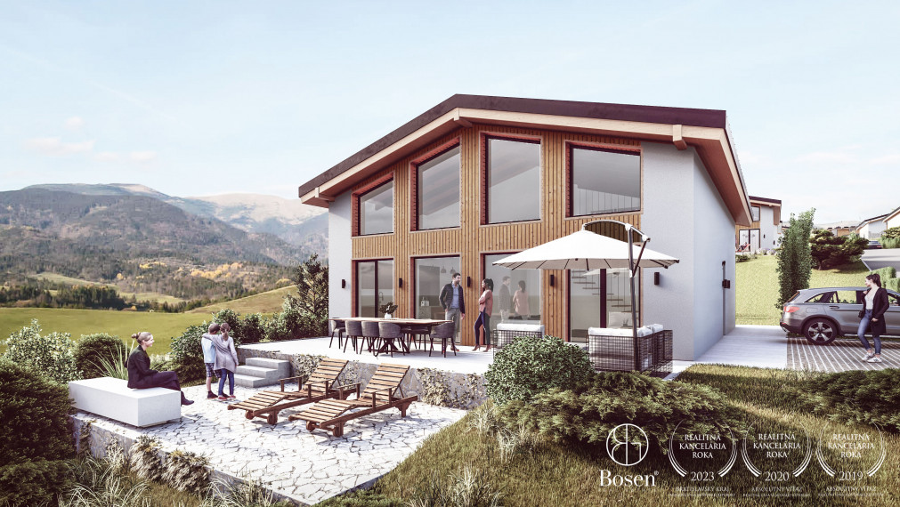 BOSEN | 5 izbový rekreačný dom v novom projekte pri Krpáčove, investičná príležitosť, Dolná Lehota
