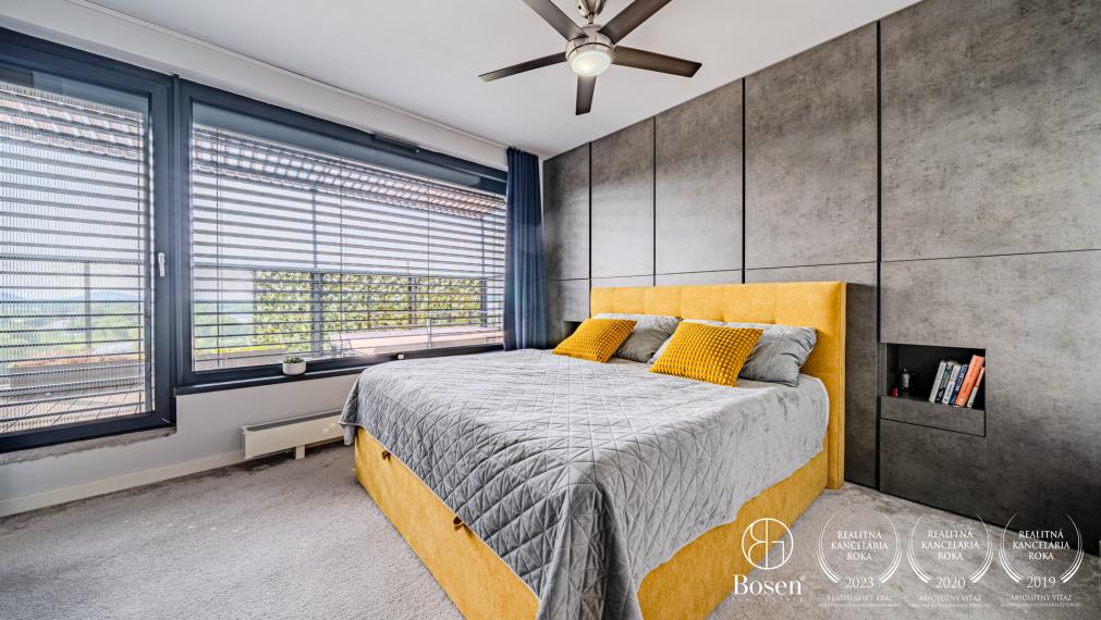 BOSEN | Nadštandardný 3 izbový byt s veľkou terasou a skladom v projekte FLAT 75, Petržalka, 110 m2