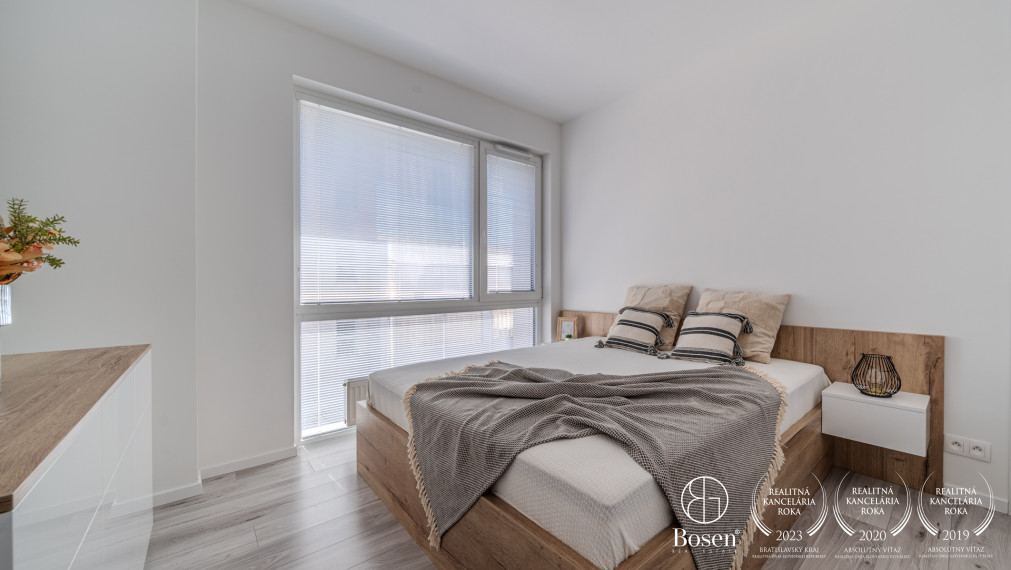 BOSEN | Zariadený 3 izb. byt s parkovacím miestom a balkónom v novostavbe SEPTIMO 2, Údernícka, Petržalka, 67 m2