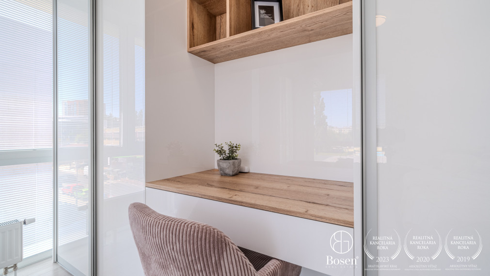 BOSEN | Zariadený 3 izb. byt s parkovacím miestom a balkónom v novostavbe SEPTIMO 2, Údernícka, Petržalka, 67 m2