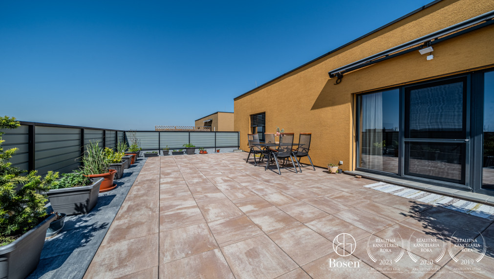 BOSEN | Výnimočný 4-izbový byt s veľkou terasou, Štvrtok na Ostrove, 197 m2