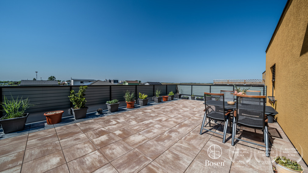 BOSEN | Výnimočný 4-izbový byt s veľkou terasou, Štvrtok na Ostrove, 197 m2