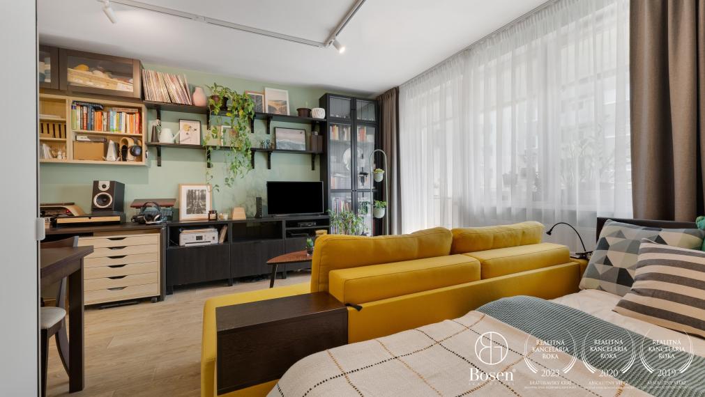 PREDANÉ: BOSEN | Zariadený 1kk byt v novostavbe, Rustaveliho, Rača 42 m2