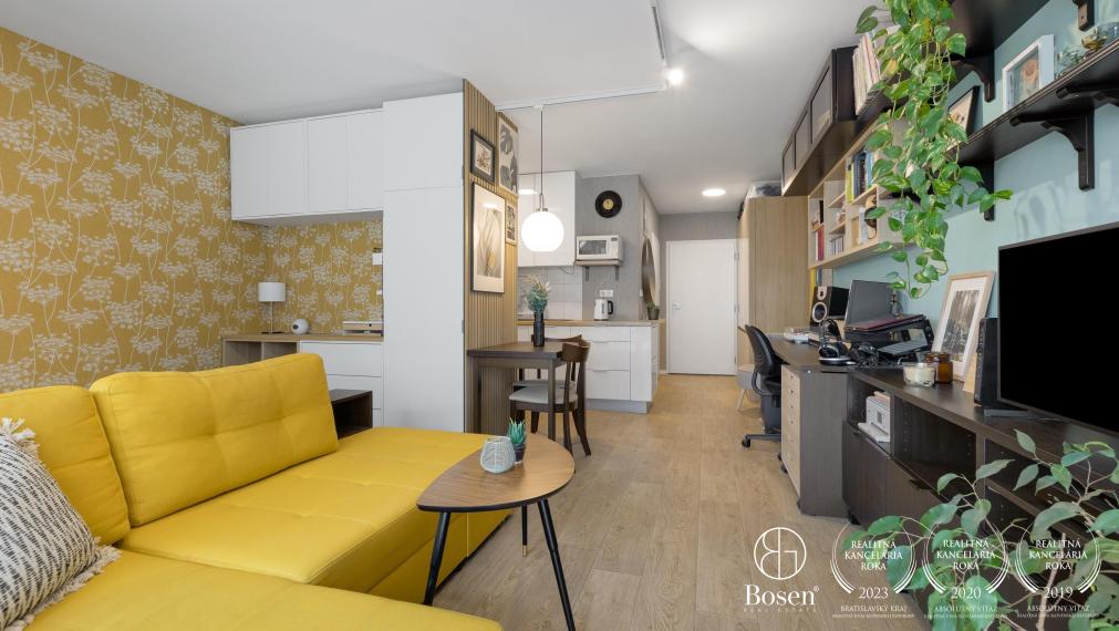 PREDANÉ: BOSEN | Zariadený 1kk byt v novostavbe, Rustaveliho, Rača 42 m2