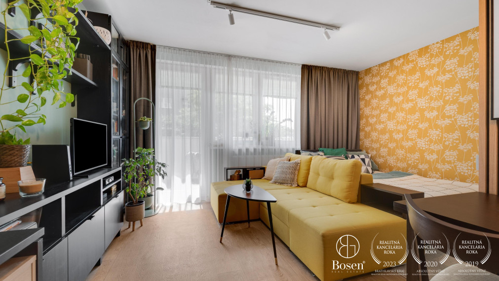 PREDANÉ: BOSEN | Zariadený 1kk byt v novostavbe, Rustaveliho, Rača 42 m2