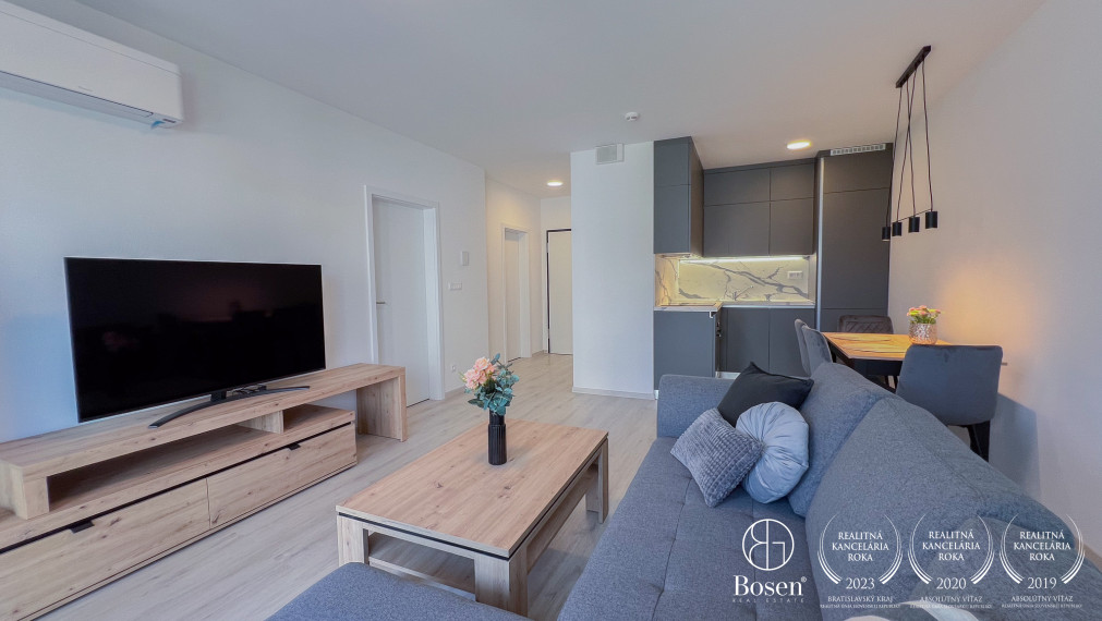BOSEN | klimatizovaný 3 izbový byt s garážovým státím v novostavbe NUPPU