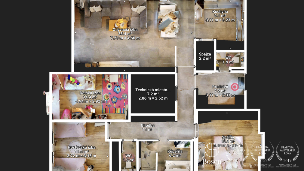 REZERVOVANÉ | BOSEN | 4 izbová novostavba rodinného domu - Trenčianske Mitice