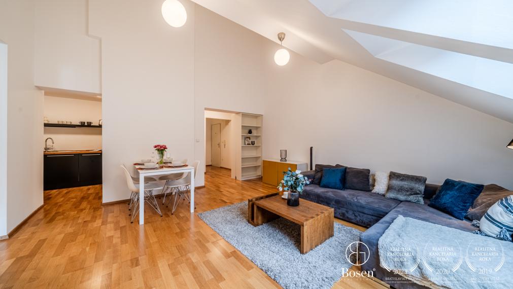 REZERVOVANÉ -  BOSEN | 2 izbový byt pri OC Eurovea v Starom Meste, Klemensova, 59,02m2