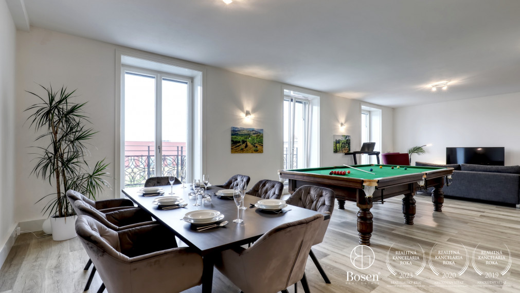 BOSEN | 4-izb. mezonet, 217m2 + 83m2 terasa, Palác Motešických