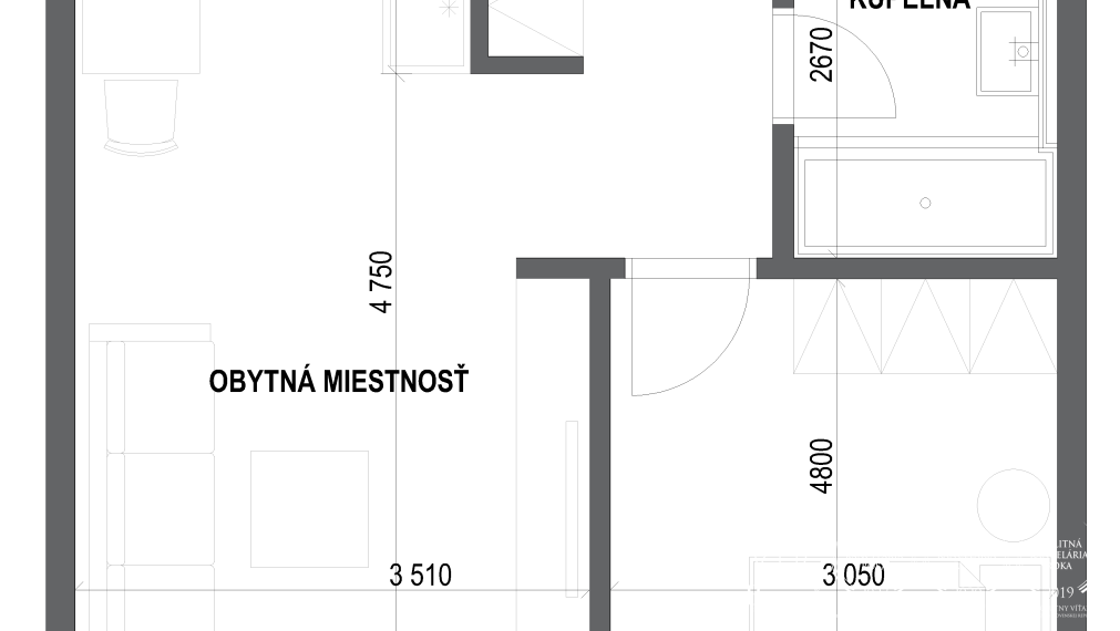 BOSEN I Moderný 2 izbový  byt v projekte Cisárky, v príjemnom a tichom prostredí mesta Sereď