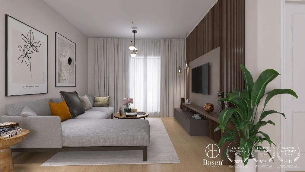 BOSEN I Moderný 2 izbový  byt v projekte Cisárky, v príjemnom a tichom prostredí mesta Sereď