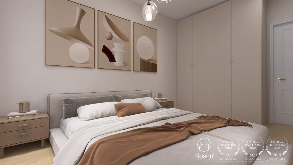 BOSEN I Moderný 2 izbový  byt v projekte Cisárky, v príjemnom a tichom prostredí mesta Sereď