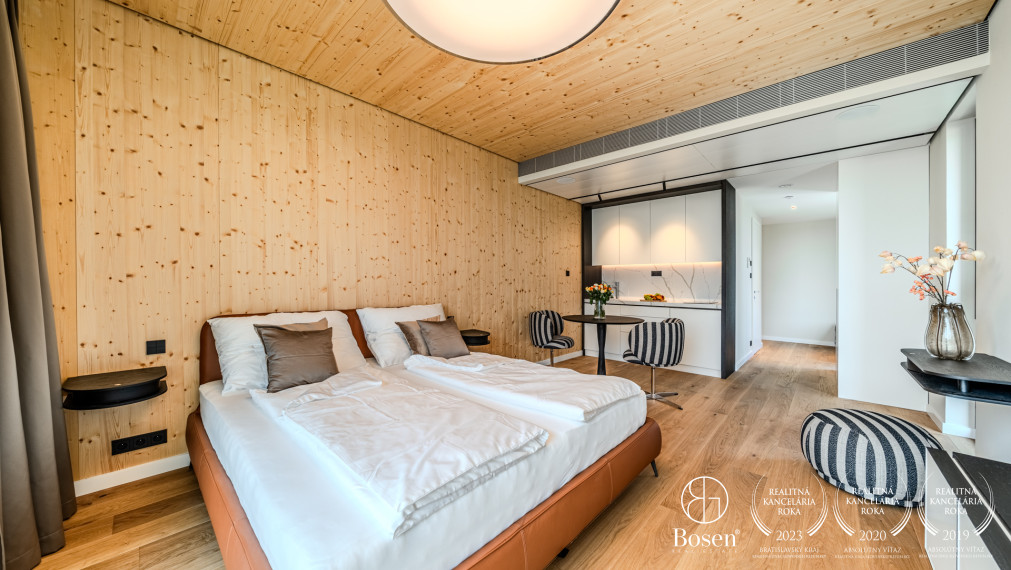 BOSEN | Kompletne zariadený 1 izbový byt v projekte LuxApartments, Penati Golf Rezort