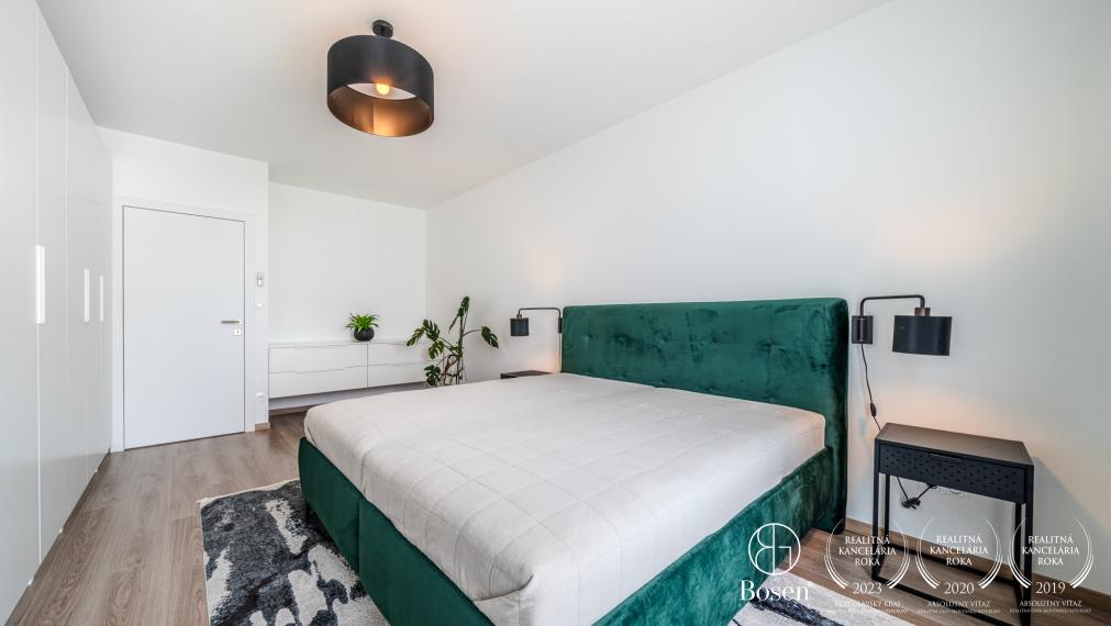 BOSEN | Na prenájom prémiový 3-izbový byt v novostavbe, 86 m², balkón, garáž, Záhorská Bystrica - rezidencie Karpatium.