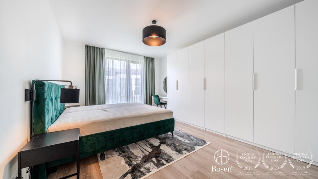 BOSEN | Na prenájom prémiový 3-izbový byt v novostavbe, 86 m², balkón, garáž, Záhorská Bystrica - rezidencie Karpatium.