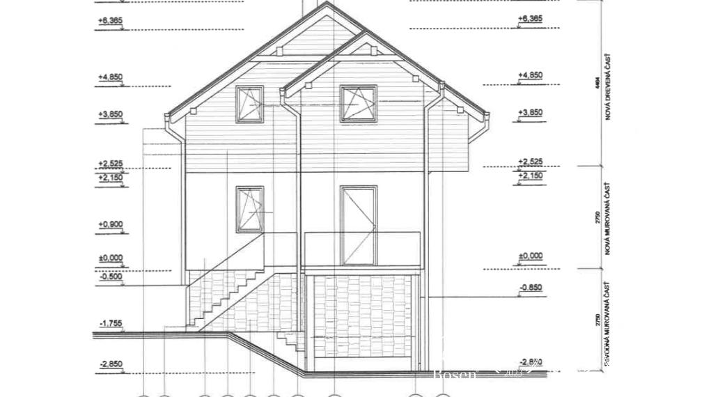 PREDANÉ - BOSEN | Chata s projektom na predaj, Modra