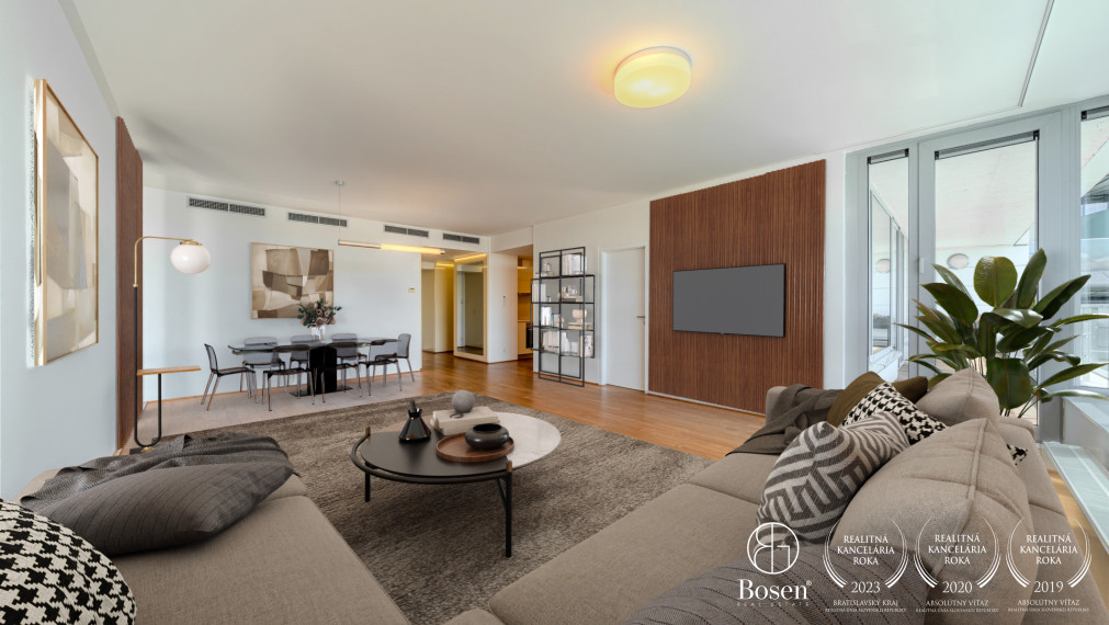 BOSEN | PREDANÉ | 4 izbový byt s výhľadom na Dunaj, 153m2, RIVER PARK