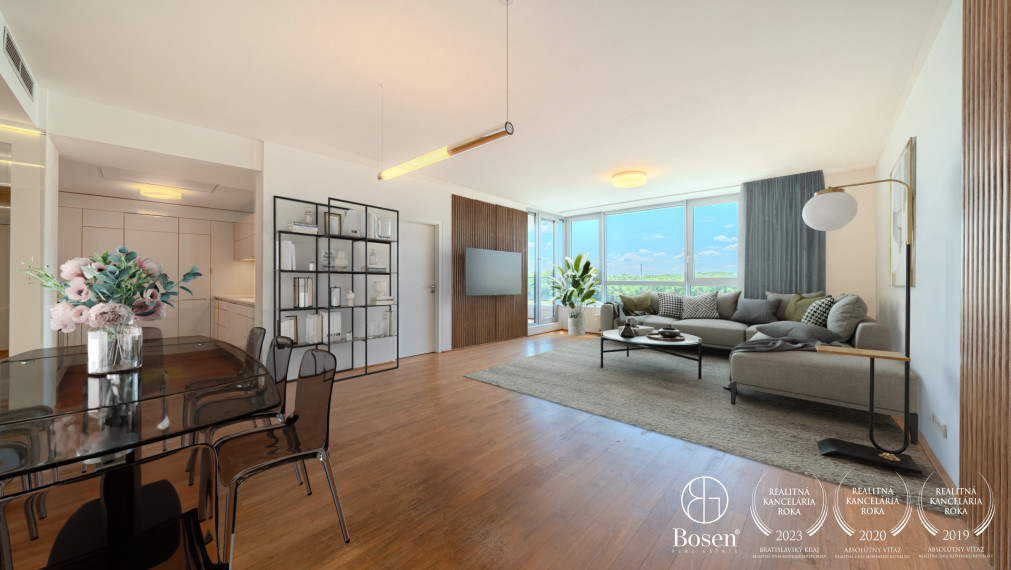 BOSEN | PREDANÉ | 4 izbový byt s výhľadom na Dunaj, 153m2, RIVER PARK