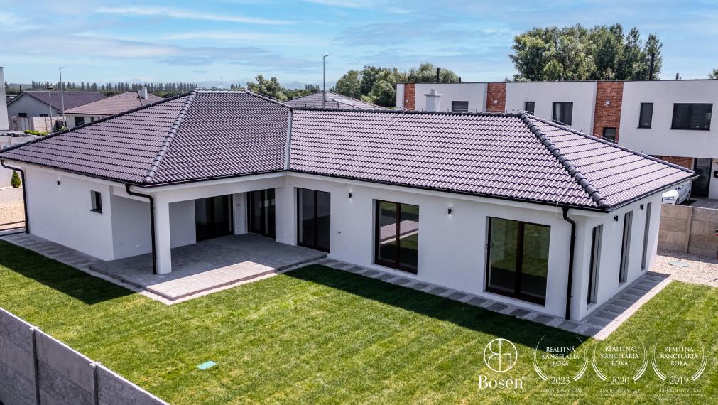 REZERVOVANÉ! BOSEN | Na predaj: Dokončený 4 izbový rodinný dom, Kostolište