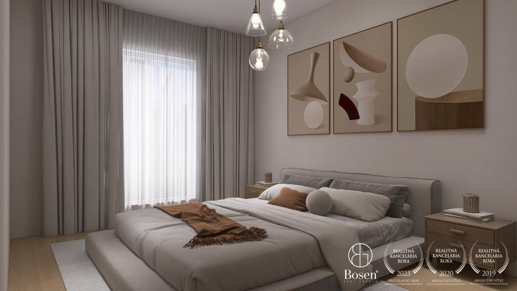 BOSEN I Moderný 2 izbový  byt v projekte Cisárky, v  tichom prostredí mesta Sereď
