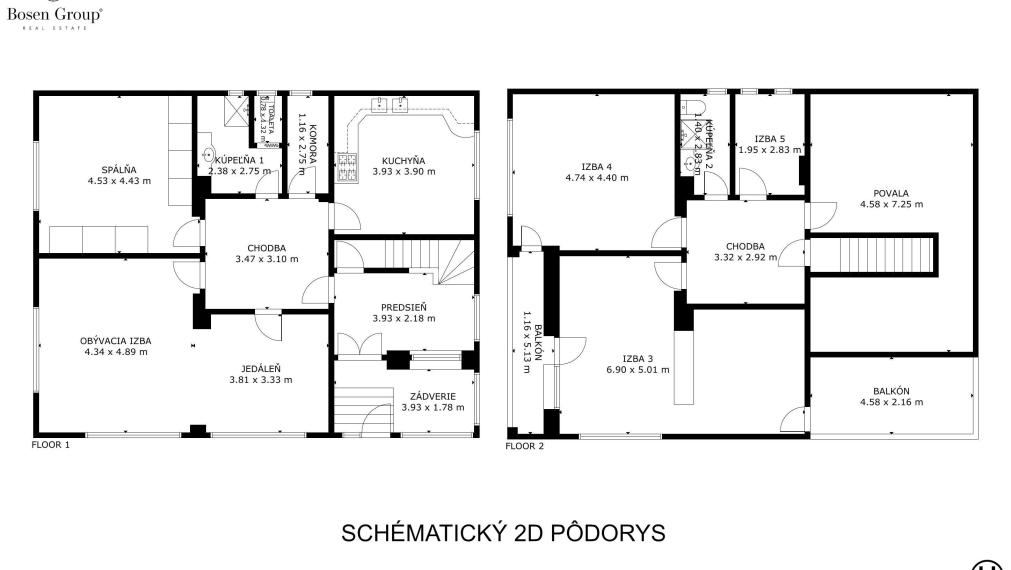 BOSEN | Dvojpodlažný podpivničený rodinný dom s veľkým pozemkom pri lese
