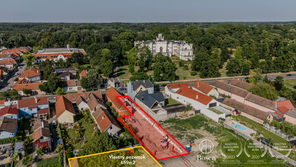 BOSEN | Na predaj:  Pozemok určený na stavbu RD,  Rusovce