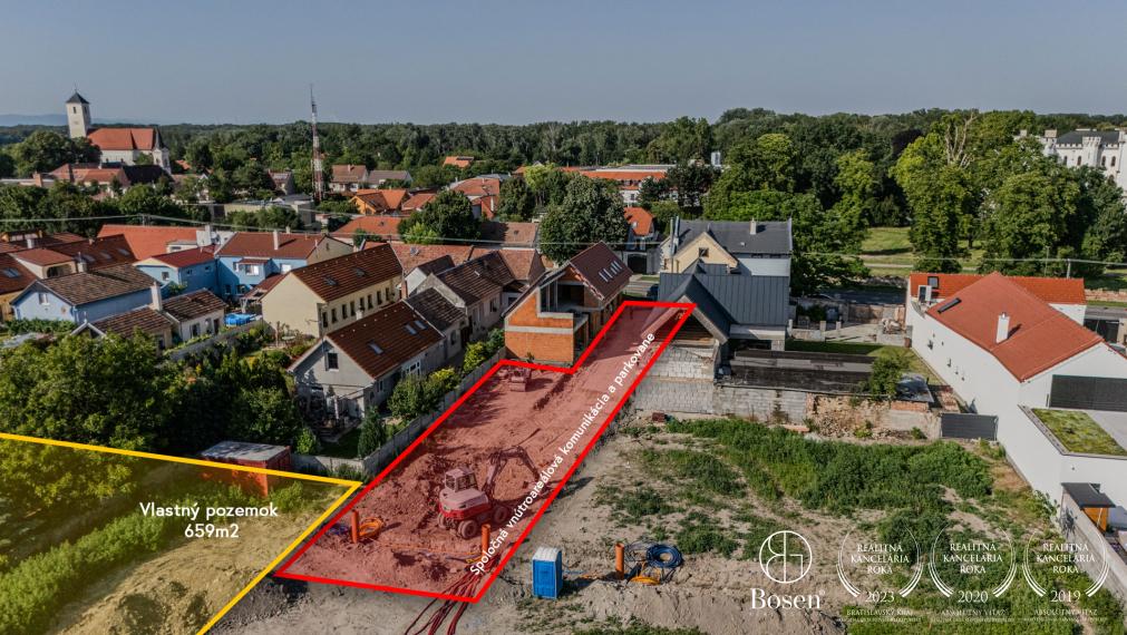BOSEN | Na predaj:  Pozemok určený na stavbu RD,  Rusovce