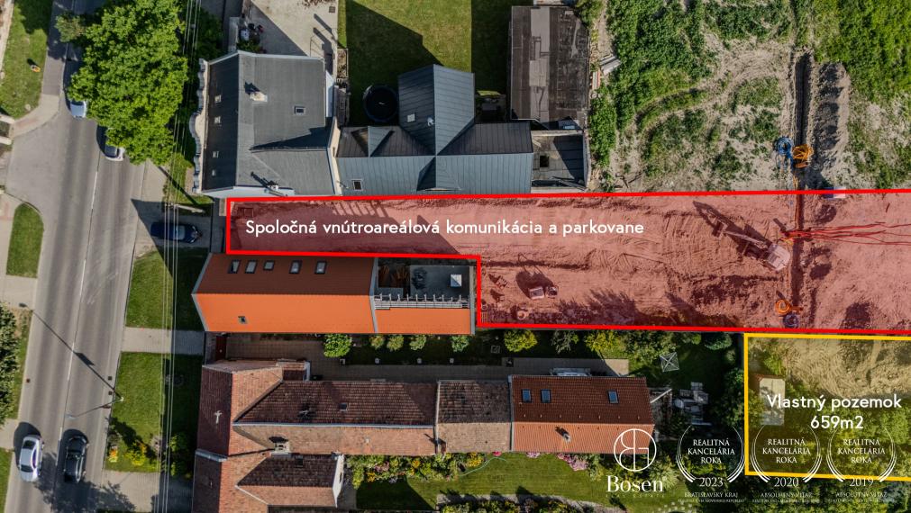 BOSEN | Na predaj:  Pozemok určený na stavbu RD,  Rusovce