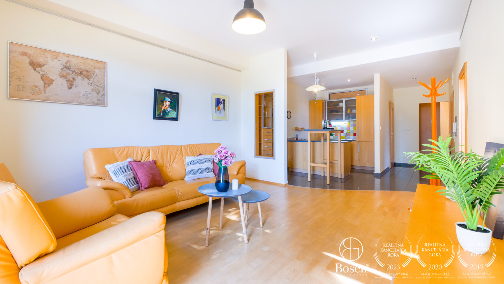 BOSEN | PREDANÉ - Priestranný 2 izbový byt v uzatvorenom areáli, ulica Záhradnícka, Bratislava - Nivy, 62 m2