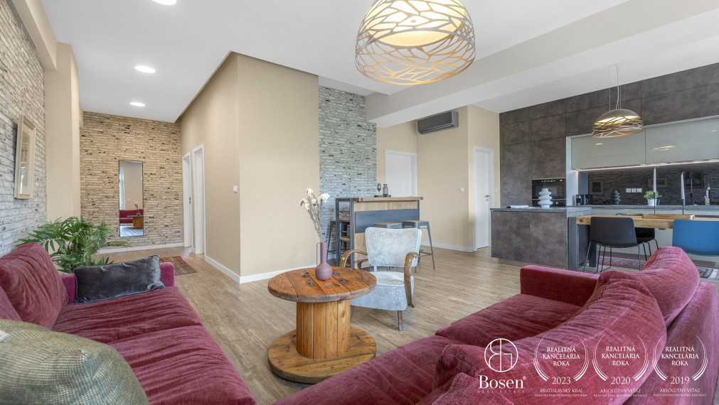 PREDANÝ - BOSEN | Vkusný 3 izb. byt po kompletnej rekonštrukcii, ulica Pražská, Bratislava - Staré Mesto, 88 m2