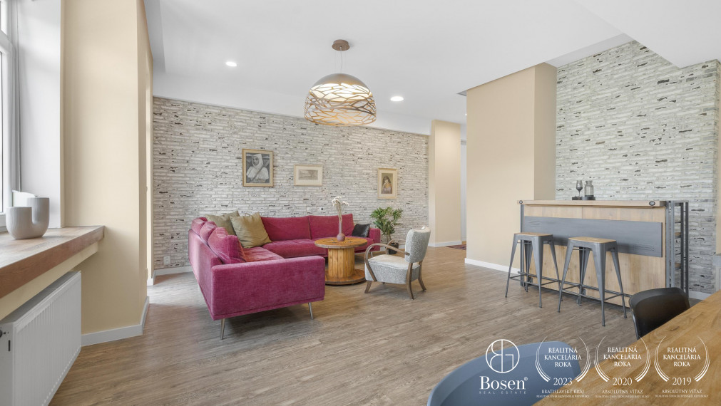 PREDANÝ - BOSEN | Vkusný 3 izb. byt po kompletnej rekonštrukcii, ulica Pražská, Bratislava - Staré Mesto, 88 m2
