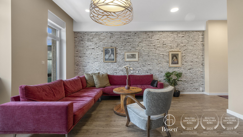 PREDANÝ - BOSEN | Vkusný 3 izb. byt po kompletnej rekonštrukcii, ulica Pražská, Bratislava - Staré Mesto, 88 m2