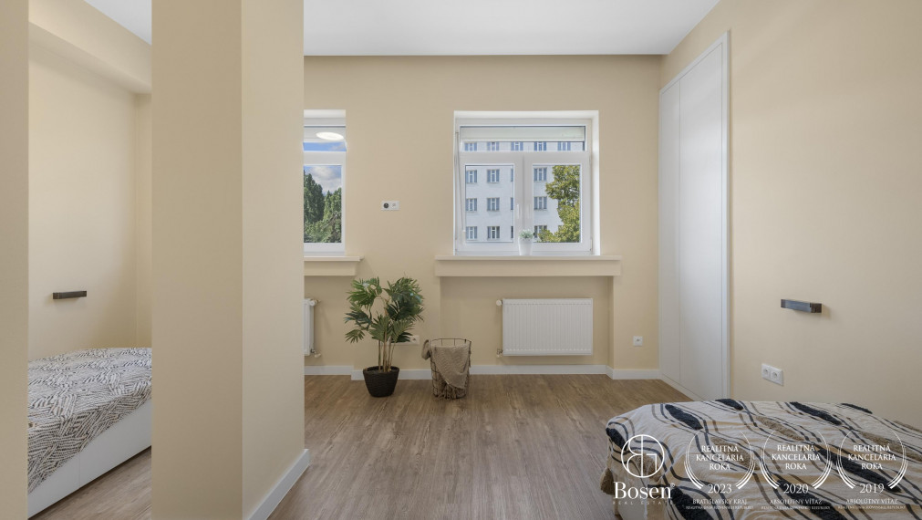 PREDANÝ - BOSEN | Vkusný 3 izb. byt po kompletnej rekonštrukcii, ulica Pražská, Bratislava - Staré Mesto, 88 m2