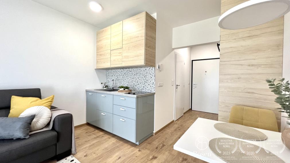 BOSEN | PRENAJATÉ 1 izbový byt s parkovacím státím v novostavbe Slnečnice POP - Bratislava, Petržalka