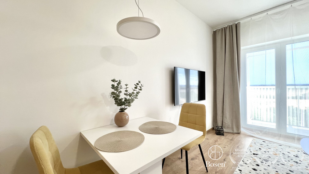 BOSEN | PRENAJATÉ 1 izbový byt s parkovacím státím v novostavbe Slnečnice POP - Bratislava, Petržalka