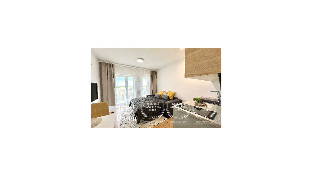 BOSEN | PRENAJATÉ 1 izbový byt s parkovacím státím v novostavbe Slnečnice POP - Bratislava, Petržalka