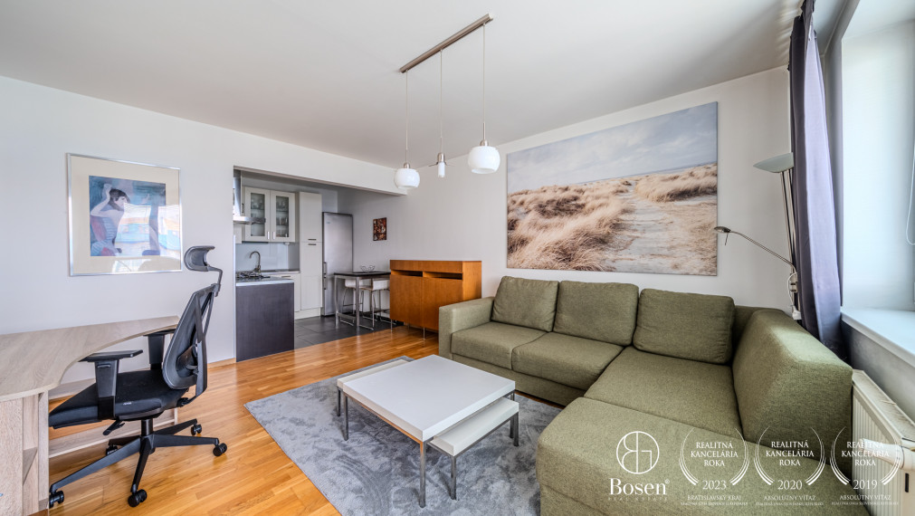 BOSEN | Zariadený 2 izbový byt v blízkosti lesoparku, 55,93 m2, ul. Bebravská, Bratislava - Vrakuňa